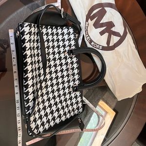Michael Kors houndstooth bag